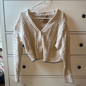 Cozy Cream Cable Knit Sweater